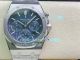 Swiss Replica Audemars Piguet Royal Oak Blue Chronograph Watch 41MM (2)_th.jpg